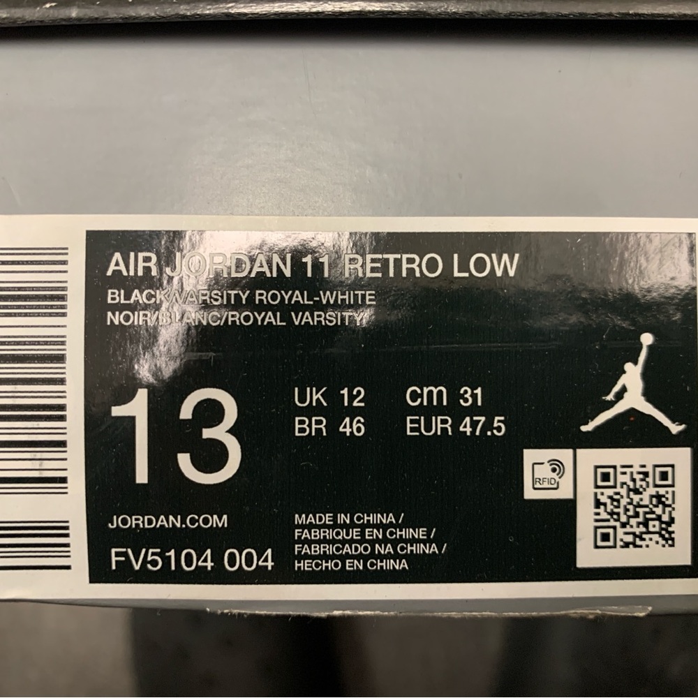 Jordan Black and White Athletic Shoes